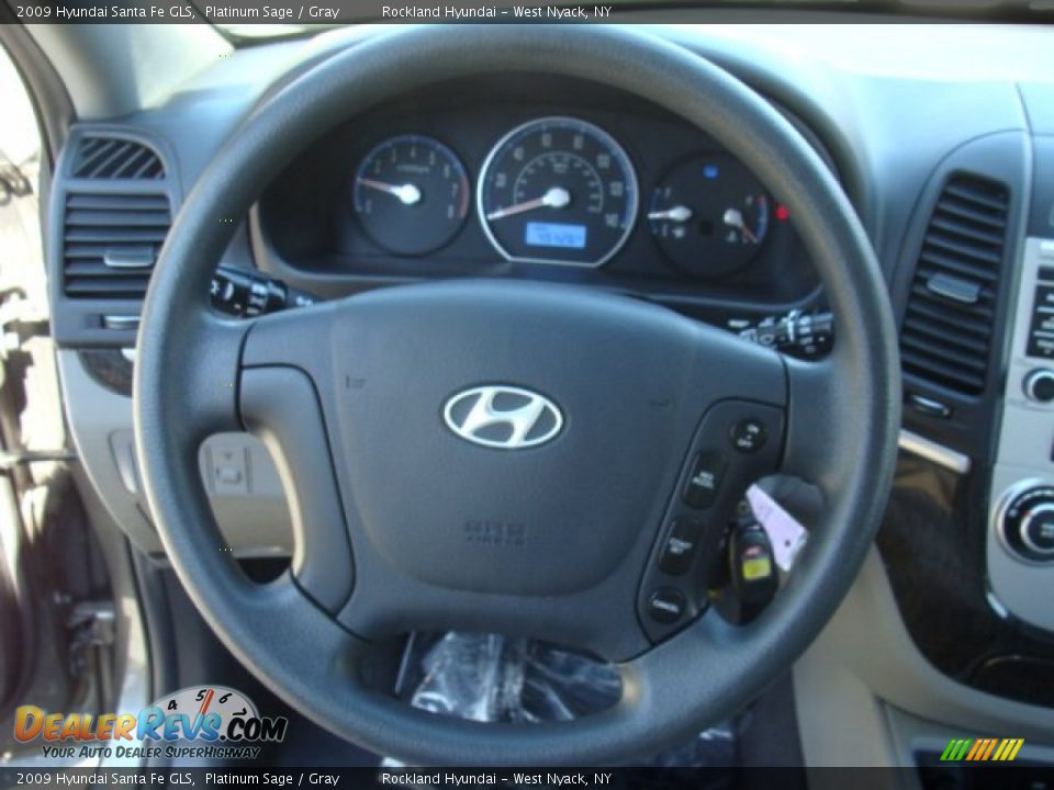 2009 Hyundai Santa Fe GLS Platinum Sage / Gray Photo #13