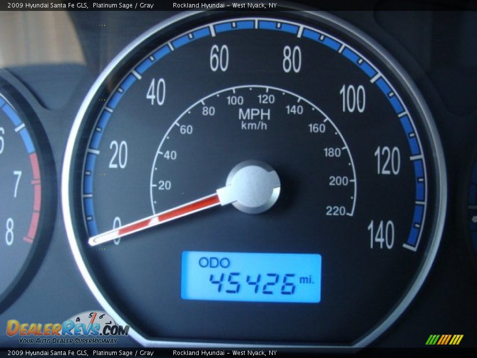 2009 Hyundai Santa Fe GLS Platinum Sage / Gray Photo #15