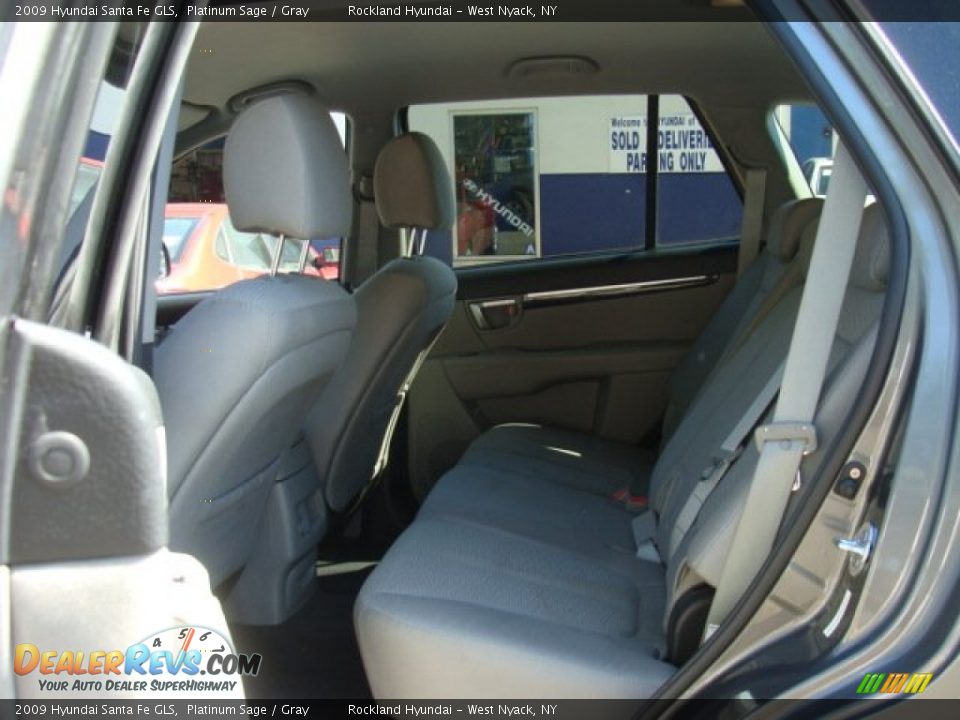 2009 Hyundai Santa Fe GLS Platinum Sage / Gray Photo #19