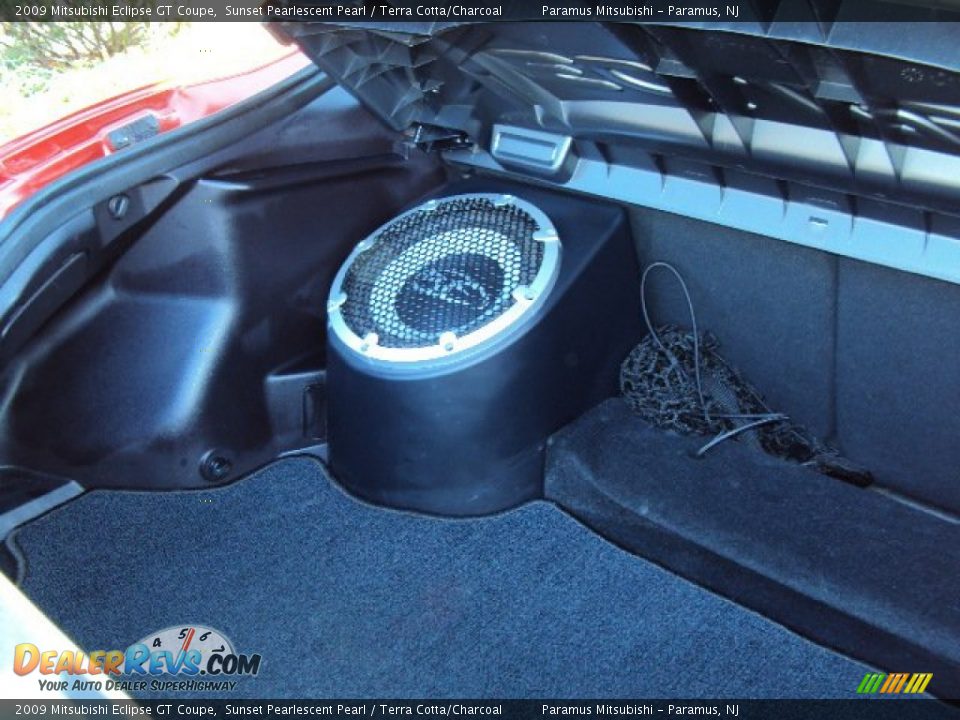 2009 Mitsubishi Eclipse GT Coupe Sunset Pearlescent Pearl / Terra Cotta/Charcoal Photo #9
