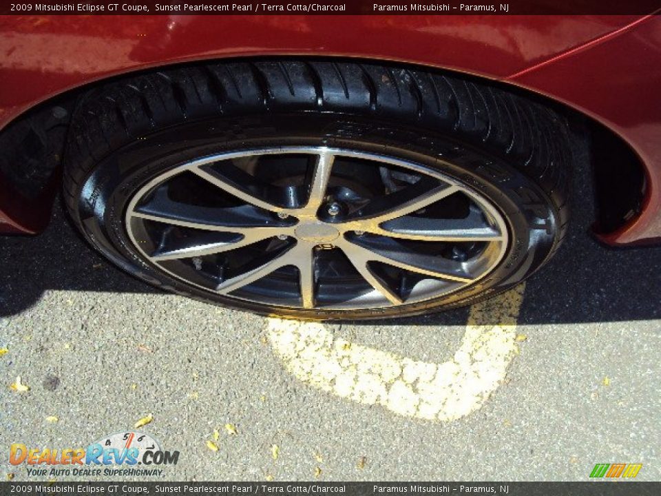 2009 Mitsubishi Eclipse GT Coupe Sunset Pearlescent Pearl / Terra Cotta/Charcoal Photo #22