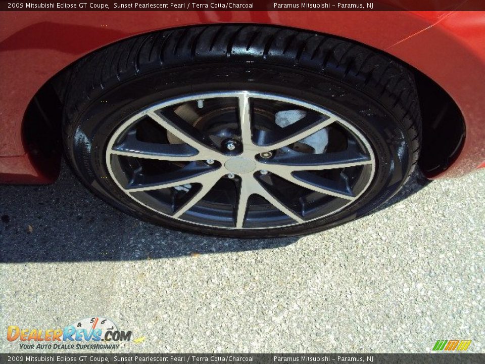 2009 Mitsubishi Eclipse GT Coupe Sunset Pearlescent Pearl / Terra Cotta/Charcoal Photo #24