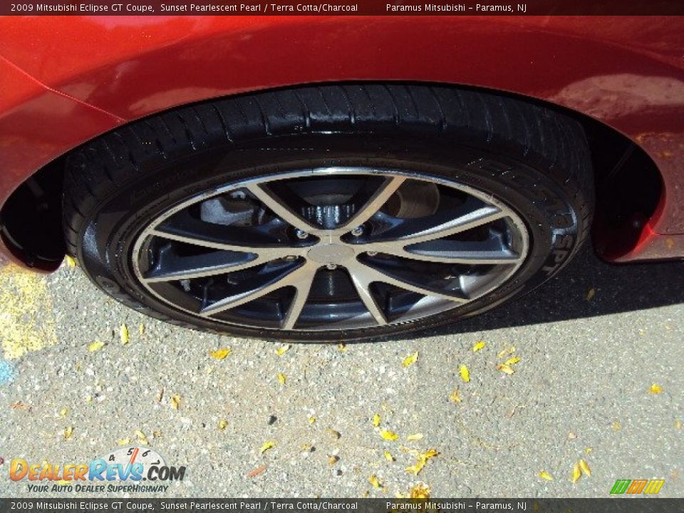 2009 Mitsubishi Eclipse GT Coupe Sunset Pearlescent Pearl / Terra Cotta/Charcoal Photo #25