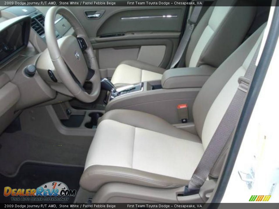 2009 Dodge Journey R/T AWD Stone White / Pastel Pebble Beige Photo #10