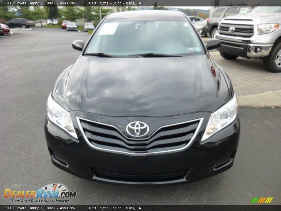 2010 Toyota Camry LE Black / Ash Gray Photo #2