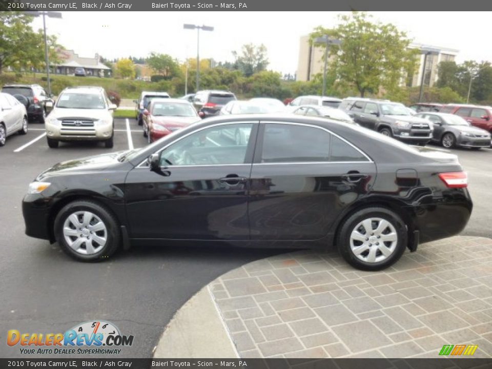 2010 Toyota Camry LE Black / Ash Gray Photo #4