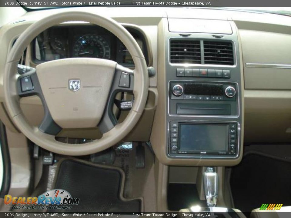 2009 Dodge Journey R/T AWD Stone White / Pastel Pebble Beige Photo #15