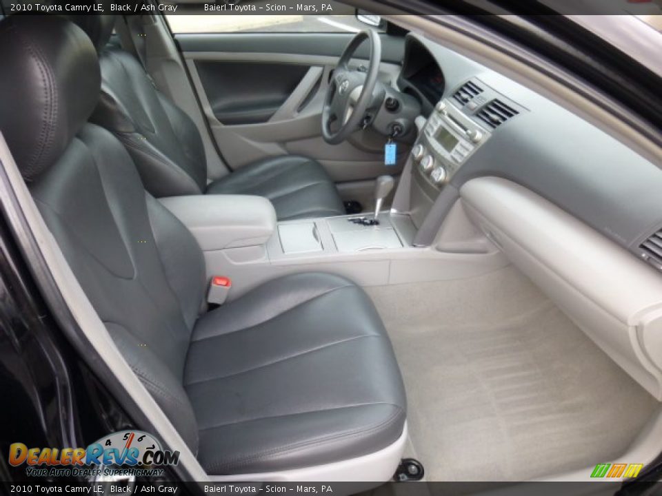 2010 Toyota Camry LE Black / Ash Gray Photo #10