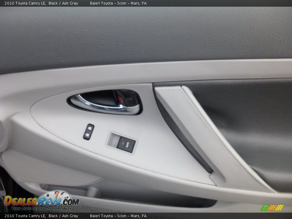 2010 Toyota Camry LE Black / Ash Gray Photo #11