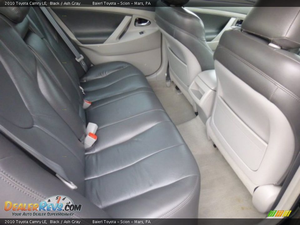 2010 Toyota Camry LE Black / Ash Gray Photo #12