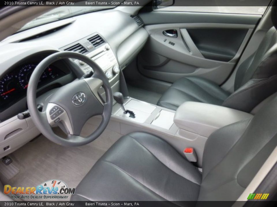 2010 Toyota Camry LE Black / Ash Gray Photo #16