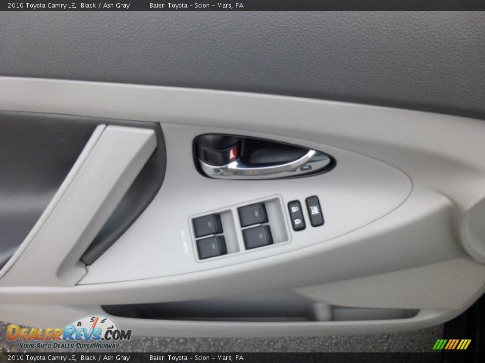 2010 Toyota Camry LE Black / Ash Gray Photo #17