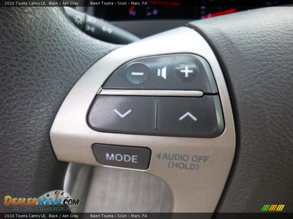 2010 Toyota Camry LE Black / Ash Gray Photo #18