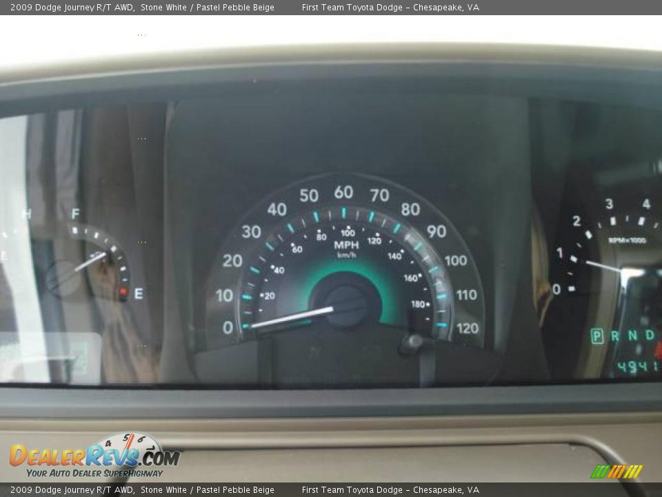 2009 Dodge Journey R/T AWD Stone White / Pastel Pebble Beige Photo #21