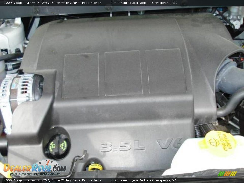 2009 Dodge Journey R/T AWD Stone White / Pastel Pebble Beige Photo #23