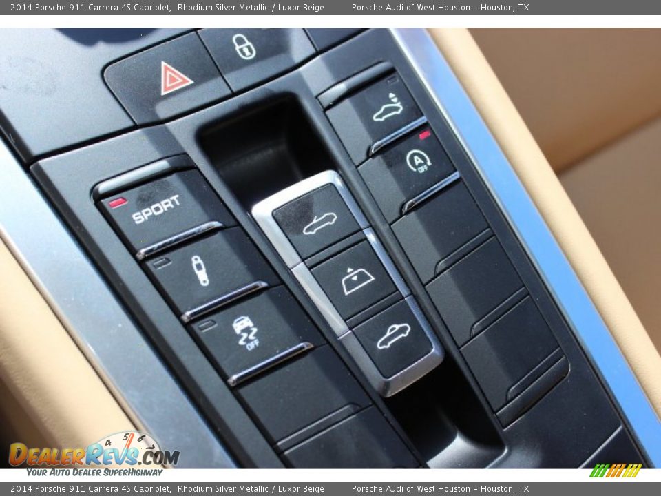 Controls of 2014 Porsche 911 Carrera 4S Cabriolet Photo #25