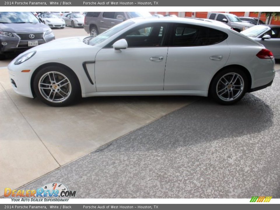 2014 Porsche Panamera White / Black Photo #4