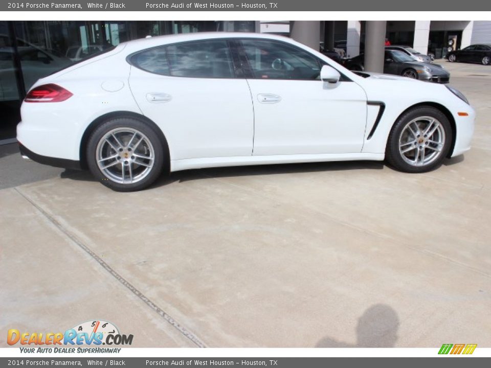 2014 Porsche Panamera White / Black Photo #8