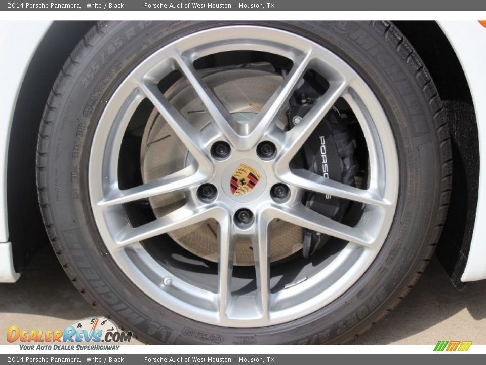2014 Porsche Panamera White / Black Photo #9