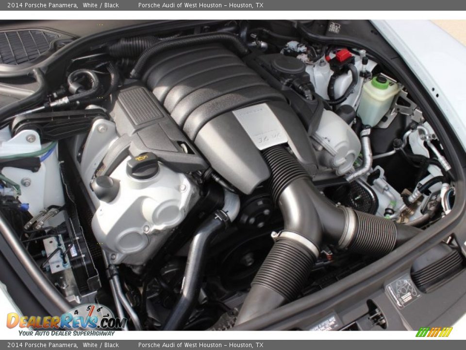 2014 Porsche Panamera White / Black Photo #36