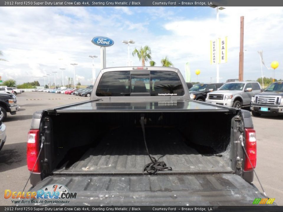 2012 Ford F250 Super Duty Lariat Crew Cab 4x4 Sterling Grey Metallic / Black Photo #4