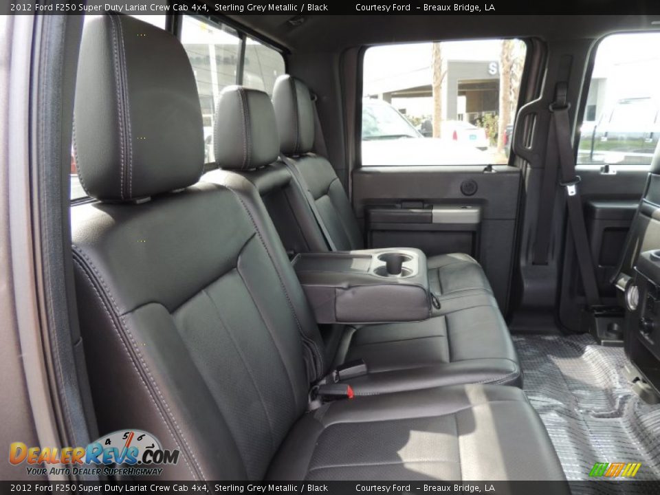 2012 Ford F250 Super Duty Lariat Crew Cab 4x4 Sterling Grey Metallic / Black Photo #8
