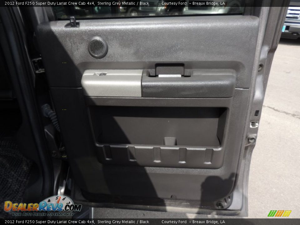 2012 Ford F250 Super Duty Lariat Crew Cab 4x4 Sterling Grey Metallic / Black Photo #9