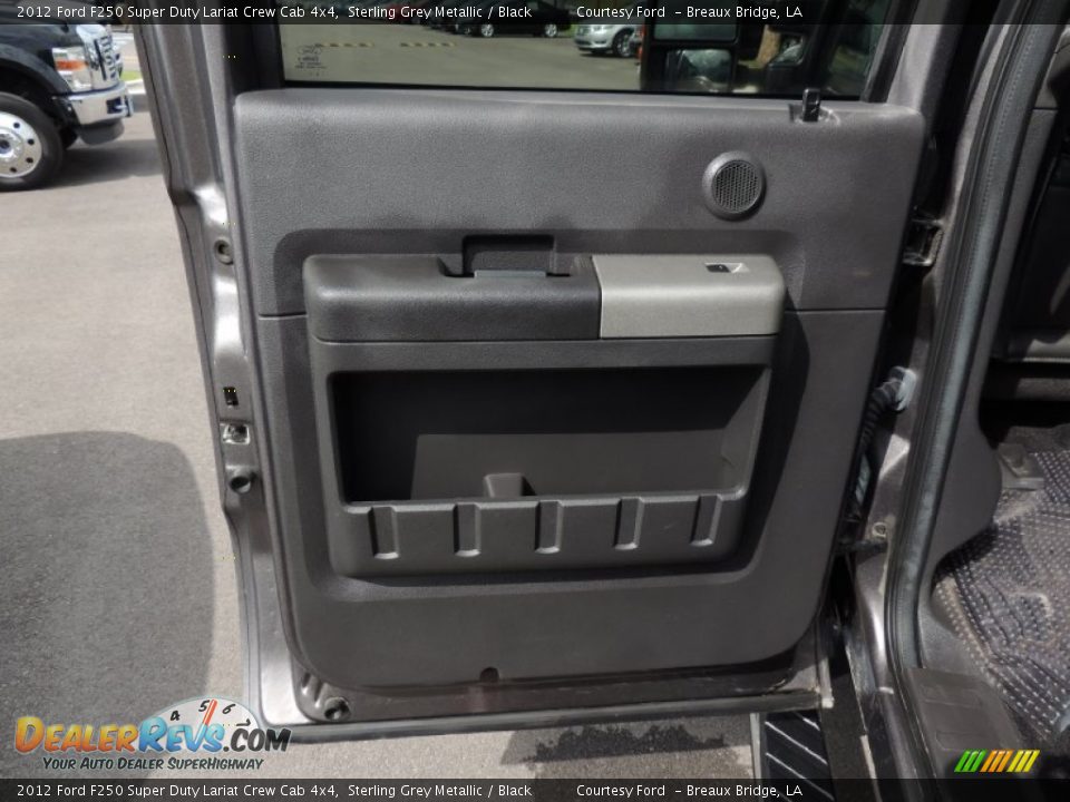 2012 Ford F250 Super Duty Lariat Crew Cab 4x4 Sterling Grey Metallic / Black Photo #11