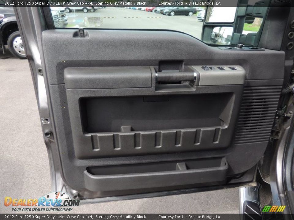 2012 Ford F250 Super Duty Lariat Crew Cab 4x4 Sterling Grey Metallic / Black Photo #13