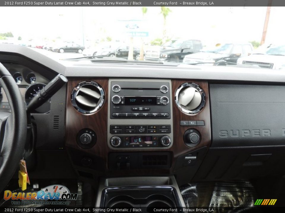 2012 Ford F250 Super Duty Lariat Crew Cab 4x4 Sterling Grey Metallic / Black Photo #17