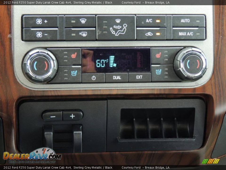 2012 Ford F250 Super Duty Lariat Crew Cab 4x4 Sterling Grey Metallic / Black Photo #19