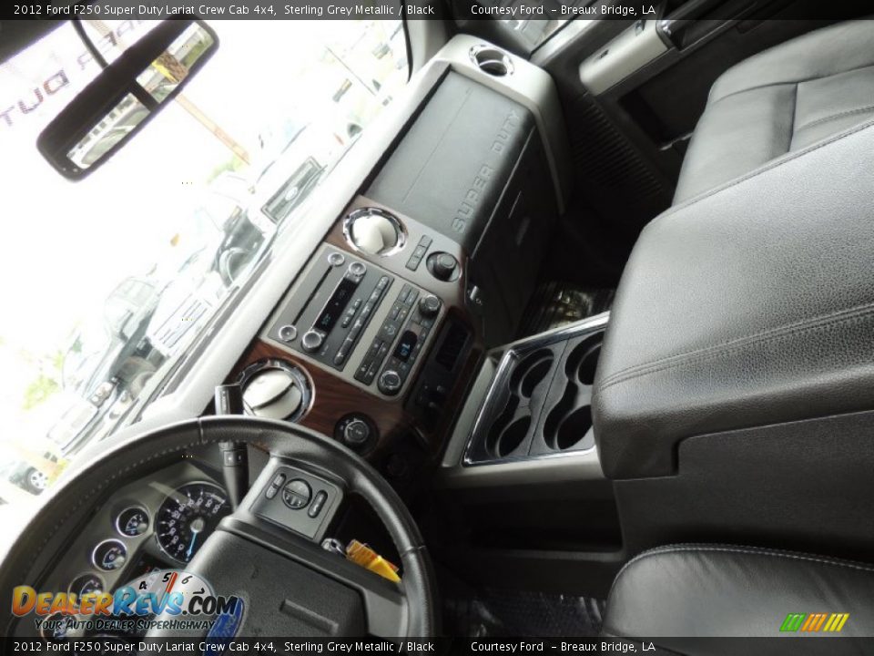 2012 Ford F250 Super Duty Lariat Crew Cab 4x4 Sterling Grey Metallic / Black Photo #21