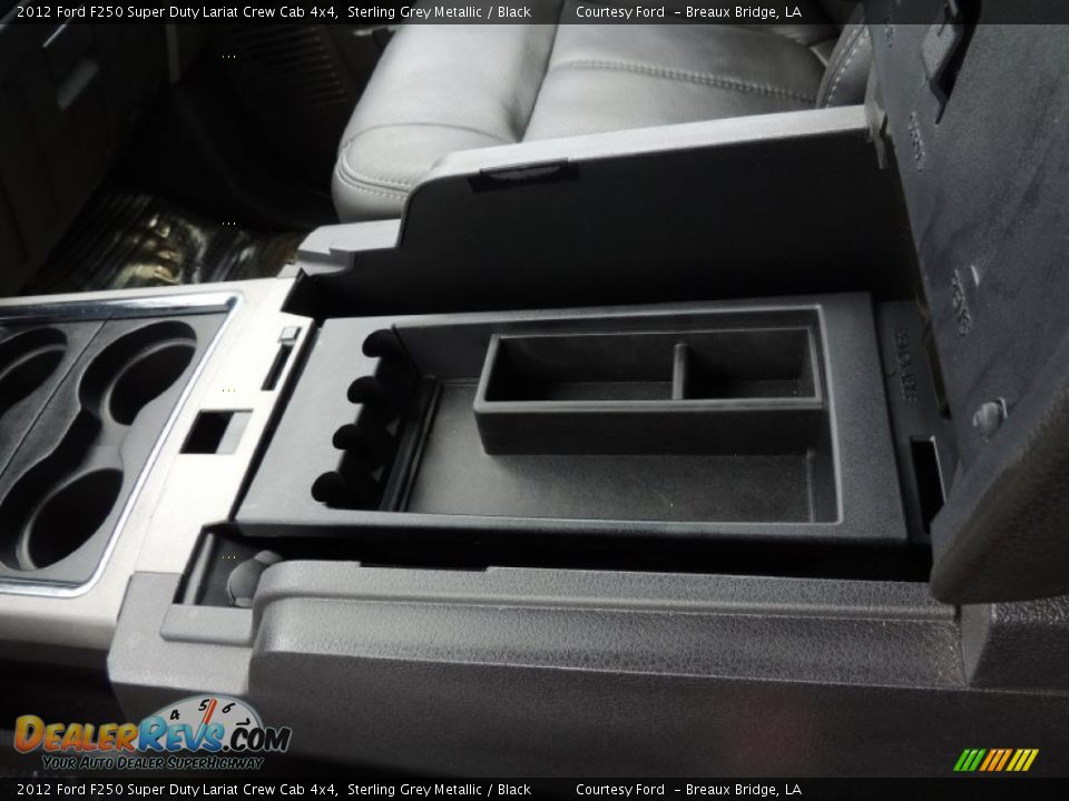 2012 Ford F250 Super Duty Lariat Crew Cab 4x4 Sterling Grey Metallic / Black Photo #23
