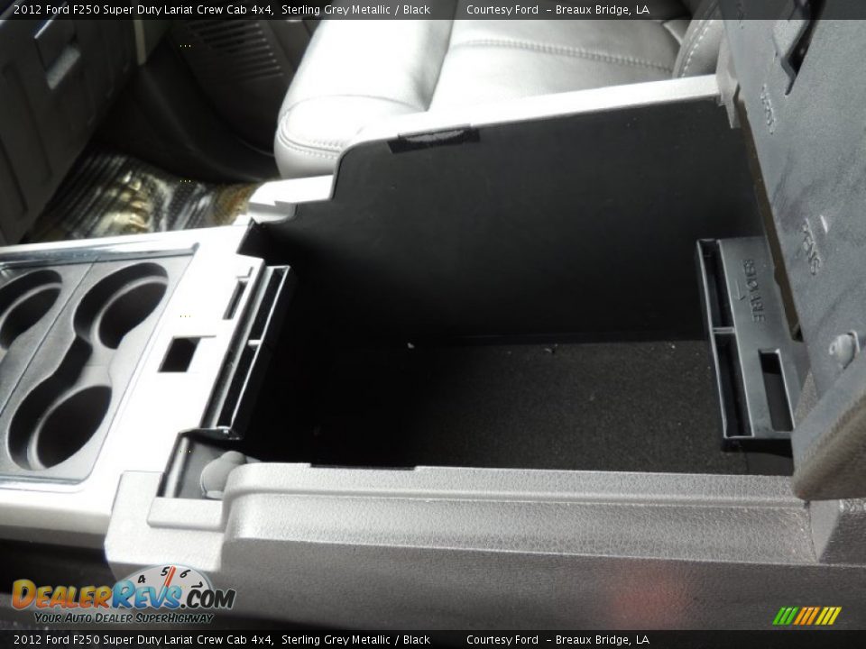 2012 Ford F250 Super Duty Lariat Crew Cab 4x4 Sterling Grey Metallic / Black Photo #24