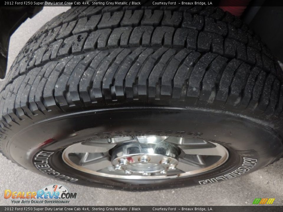 2012 Ford F250 Super Duty Lariat Crew Cab 4x4 Sterling Grey Metallic / Black Photo #26
