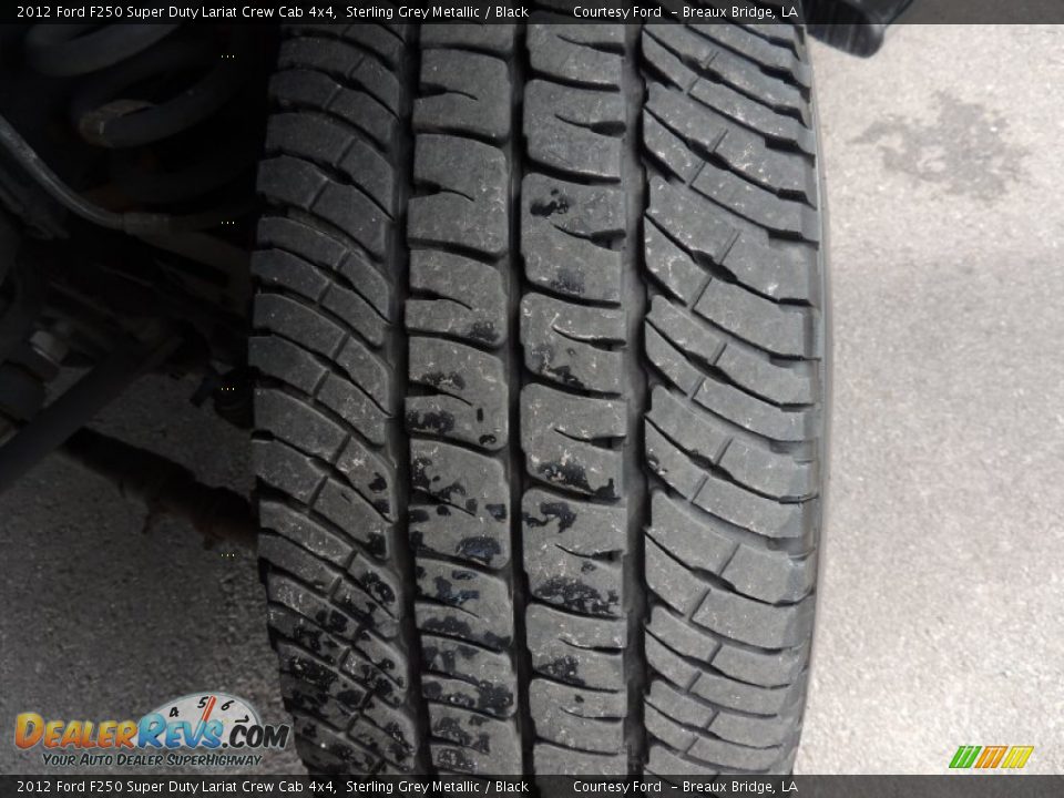2012 Ford F250 Super Duty Lariat Crew Cab 4x4 Sterling Grey Metallic / Black Photo #27