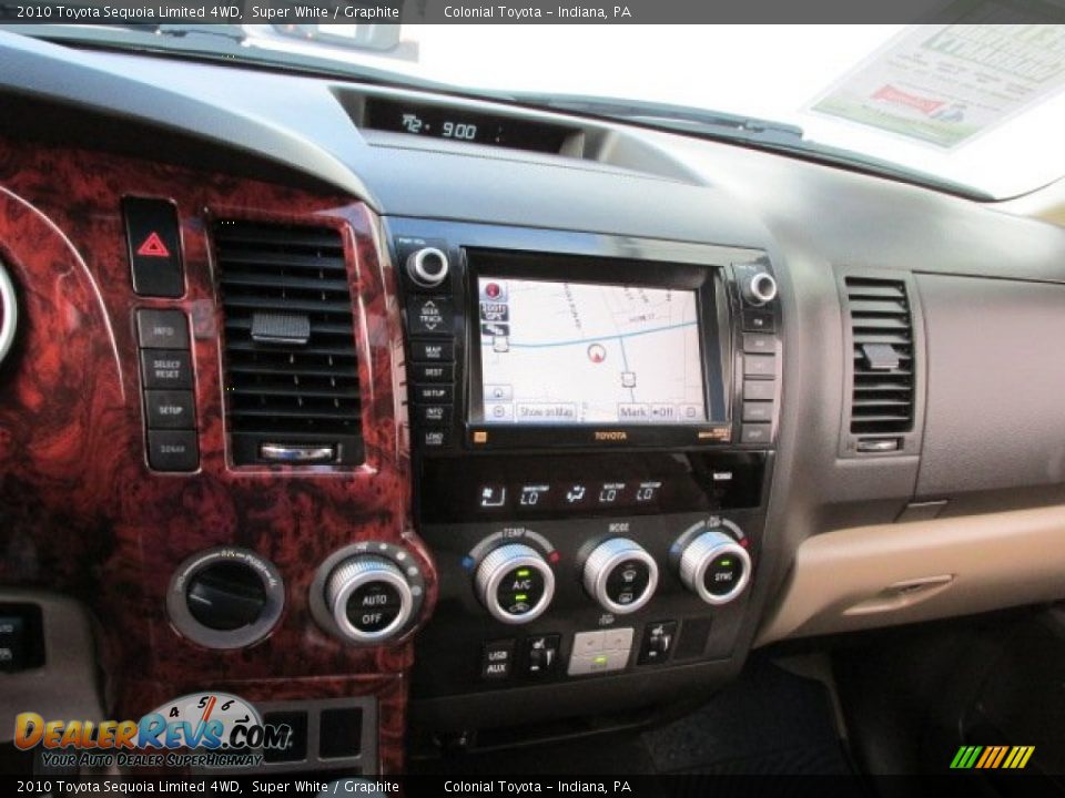2010 Toyota Sequoia Limited 4WD Super White / Graphite Photo #15