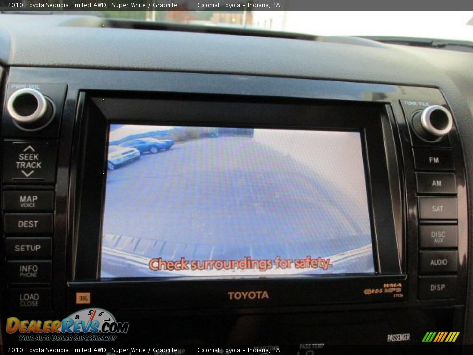 2010 Toyota Sequoia Limited 4WD Super White / Graphite Photo #16