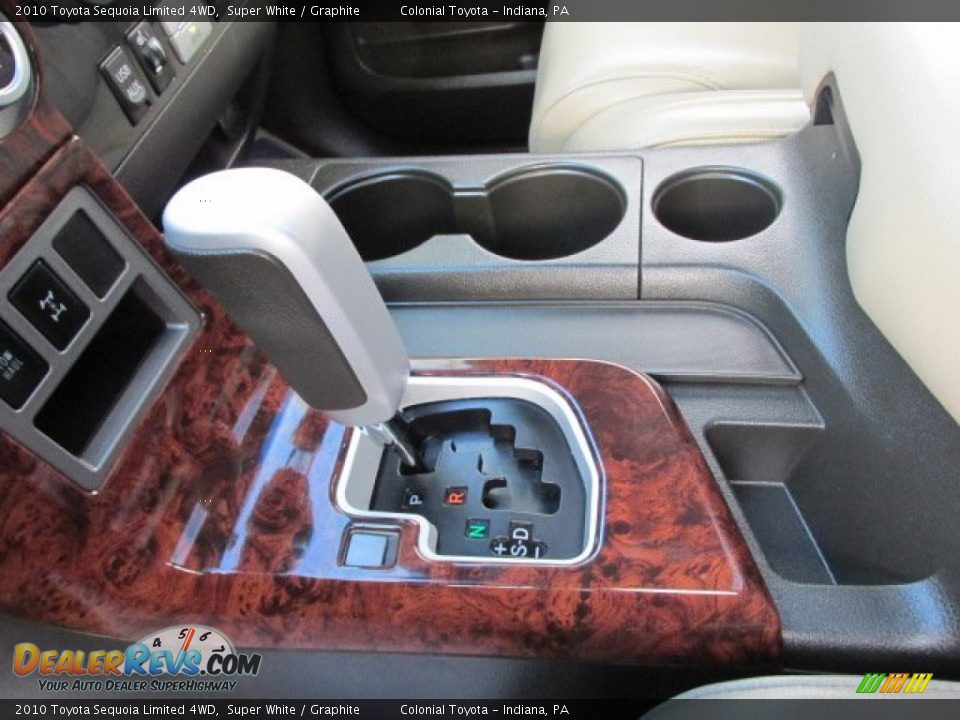 2010 Toyota Sequoia Limited 4WD Super White / Graphite Photo #17
