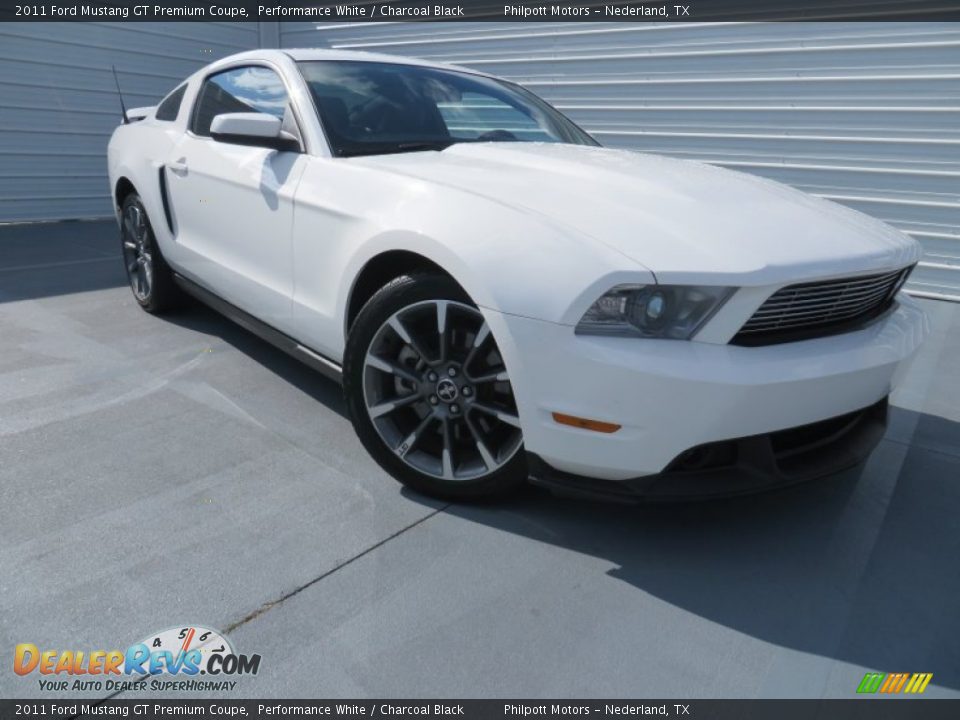 2011 Ford Mustang GT Premium Coupe Performance White / Charcoal Black Photo #1