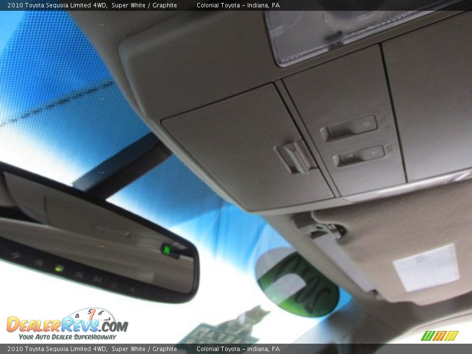 2010 Toyota Sequoia Limited 4WD Super White / Graphite Photo #20
