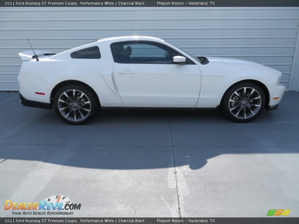 2011 Ford Mustang GT Premium Coupe Performance White / Charcoal Black Photo #3