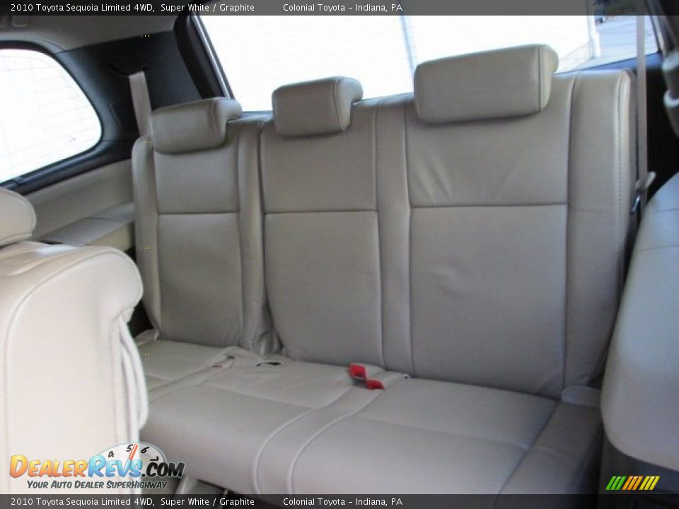 2010 Toyota Sequoia Limited 4WD Super White / Graphite Photo #22
