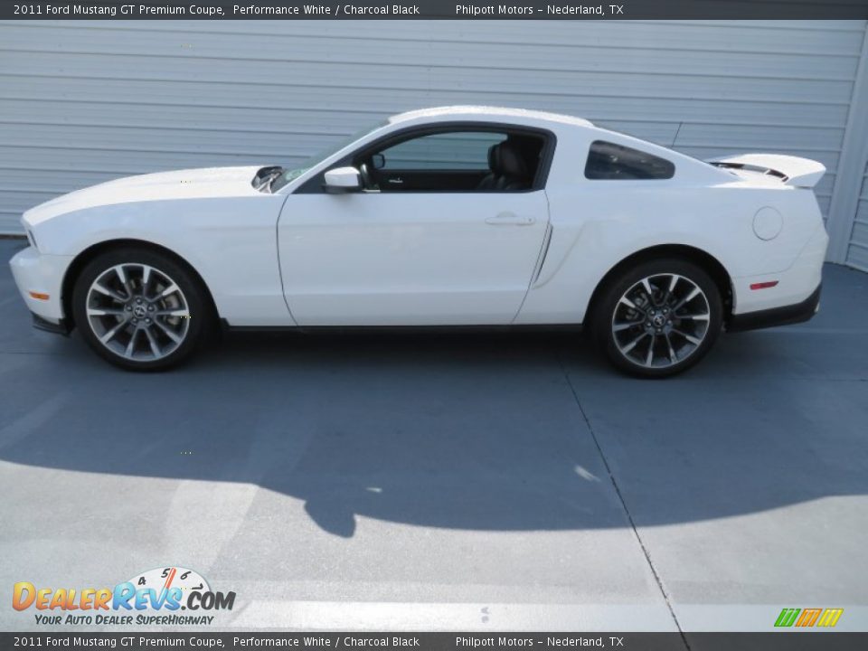 2011 Ford Mustang GT Premium Coupe Performance White / Charcoal Black Photo #6