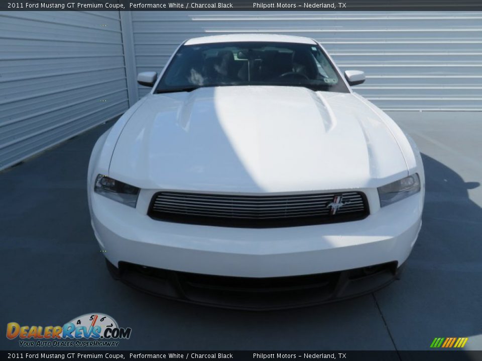 2011 Ford Mustang GT Premium Coupe Performance White / Charcoal Black Photo #8