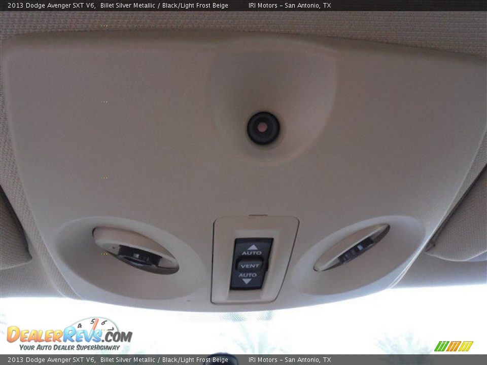 2013 Dodge Avenger SXT V6 Billet Silver Metallic / Black/Light Frost Beige Photo #26