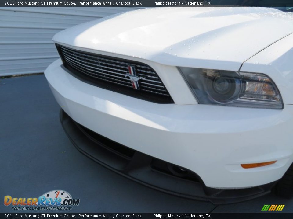 2011 Ford Mustang GT Premium Coupe Performance White / Charcoal Black Photo #10