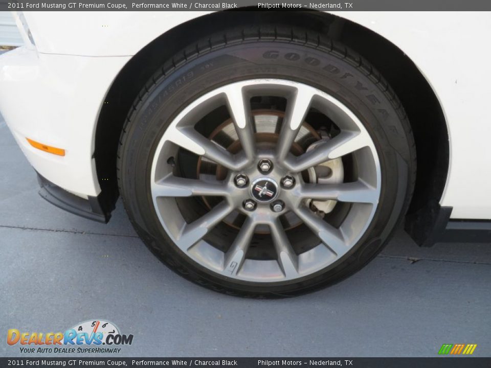2011 Ford Mustang GT Premium Coupe Performance White / Charcoal Black Photo #11
