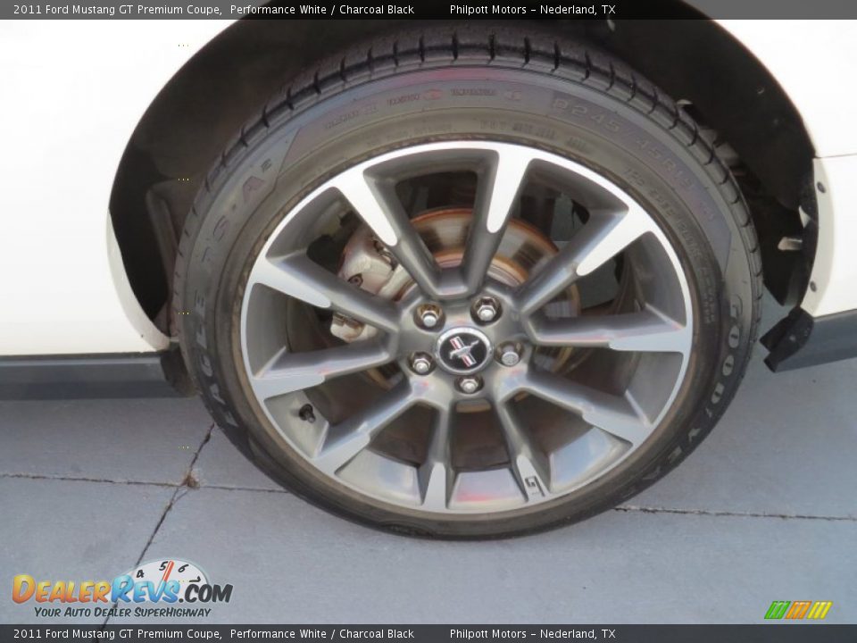 2011 Ford Mustang GT Premium Coupe Performance White / Charcoal Black Photo #12