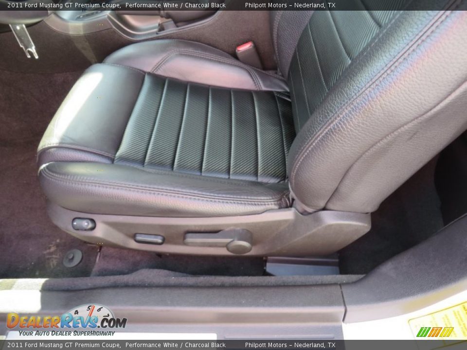 2011 Ford Mustang GT Premium Coupe Performance White / Charcoal Black Photo #27